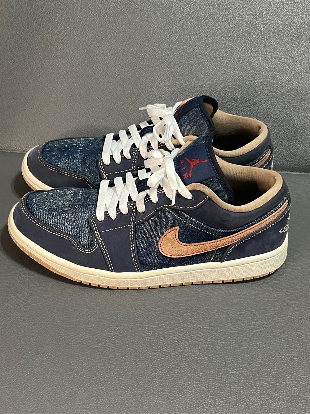 Jordan 1 Low SE Denim DH1259-400 men’s 8/womens 9.5